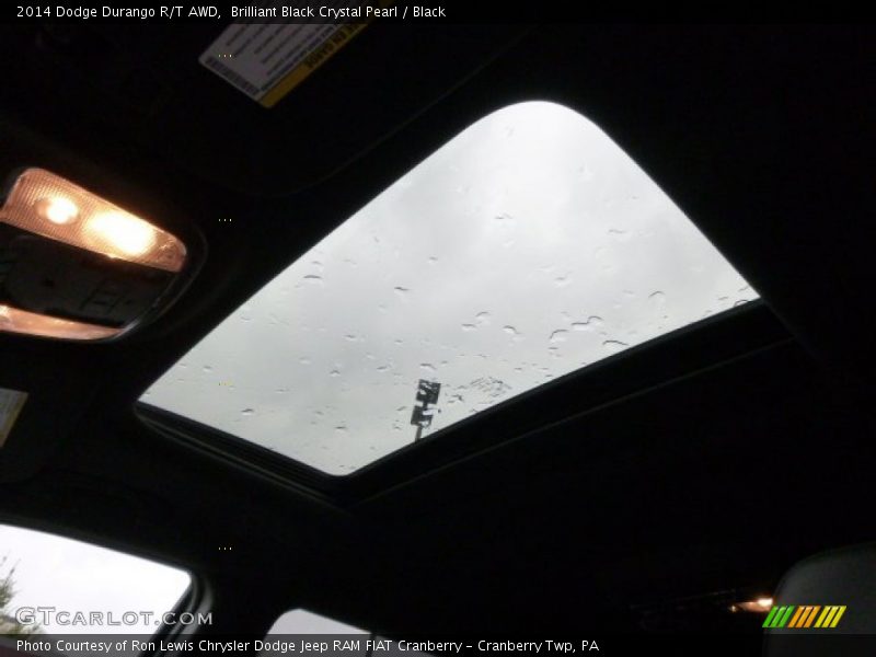 Brilliant Black Crystal Pearl / Black 2014 Dodge Durango R/T AWD