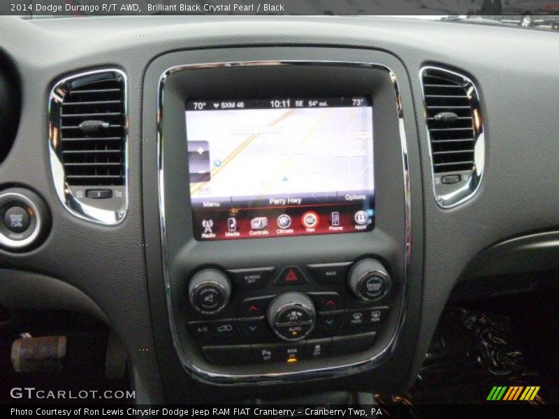 Brilliant Black Crystal Pearl / Black 2014 Dodge Durango R/T AWD