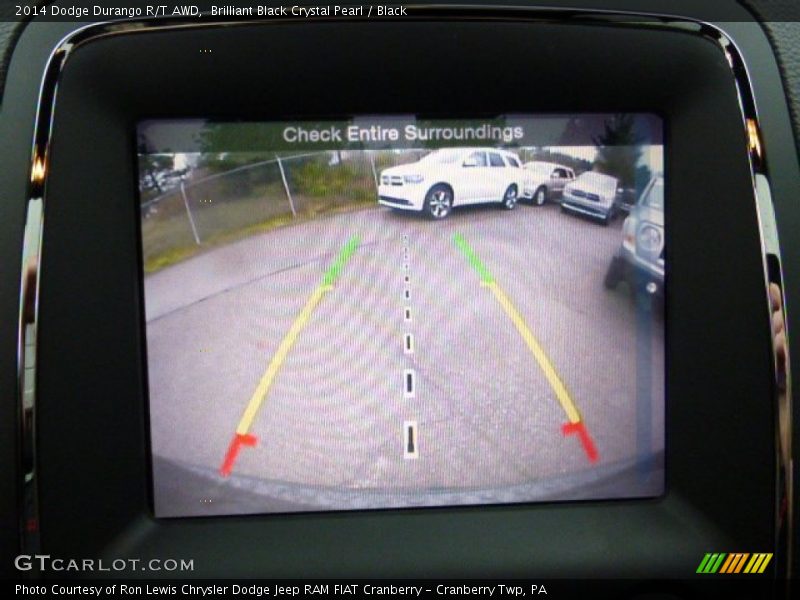 Brilliant Black Crystal Pearl / Black 2014 Dodge Durango R/T AWD
