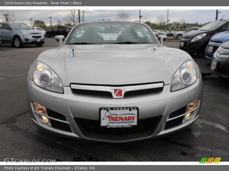 Silver Pearl / Black 2009 Saturn Sky Roadster