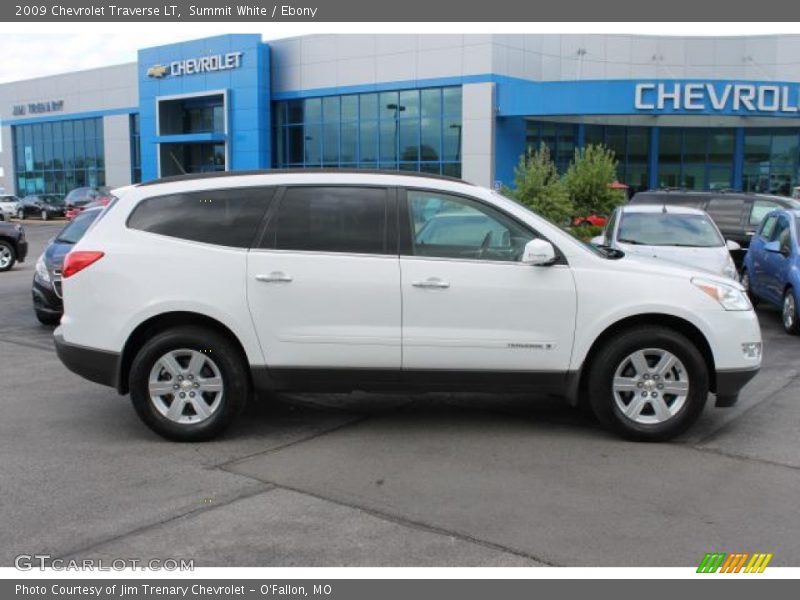 Summit White / Ebony 2009 Chevrolet Traverse LT