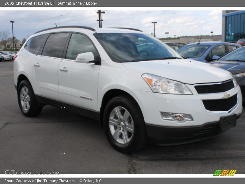 Summit White / Ebony 2009 Chevrolet Traverse LT