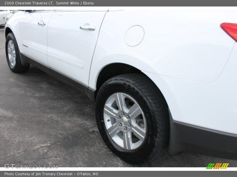Summit White / Ebony 2009 Chevrolet Traverse LT