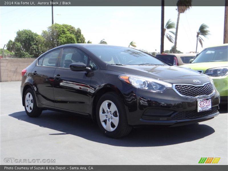 Aurora Black / Black 2014 Kia Forte LX