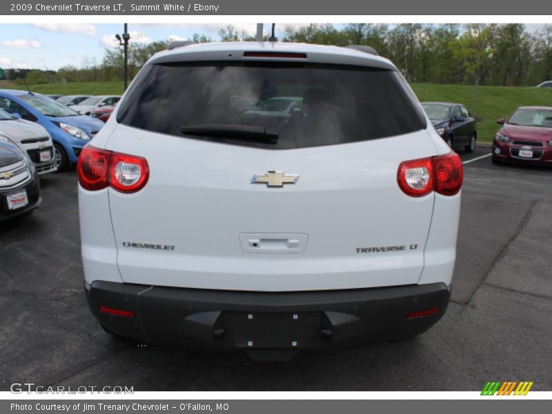 Summit White / Ebony 2009 Chevrolet Traverse LT