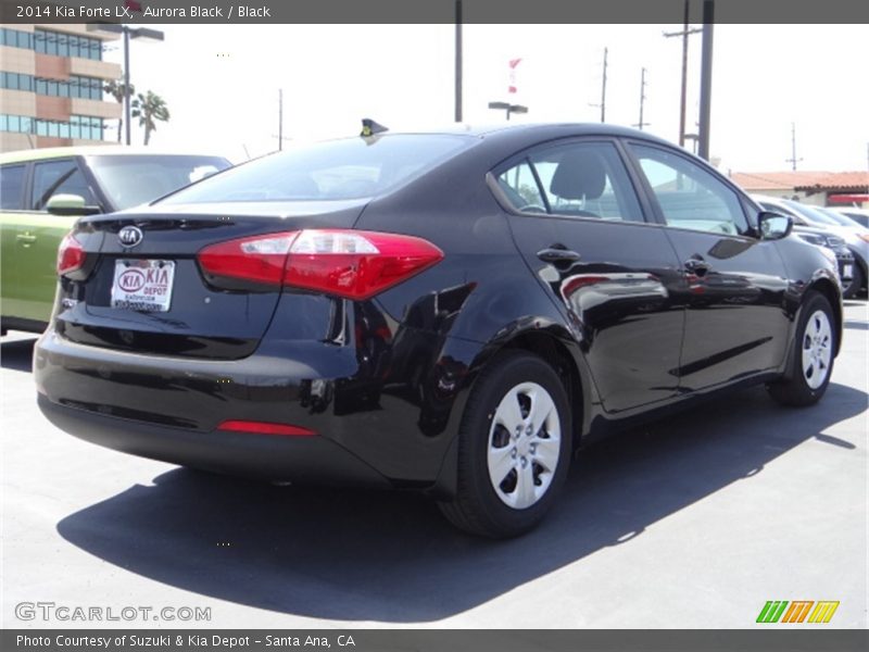 Aurora Black / Black 2014 Kia Forte LX