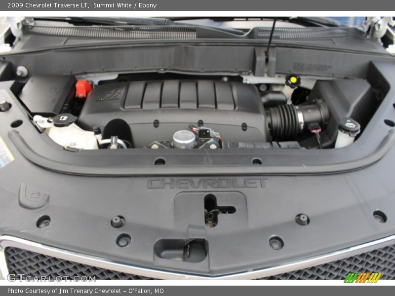 Summit White / Ebony 2009 Chevrolet Traverse LT