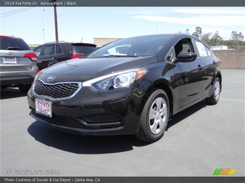 Aurora Black / Black 2014 Kia Forte LX