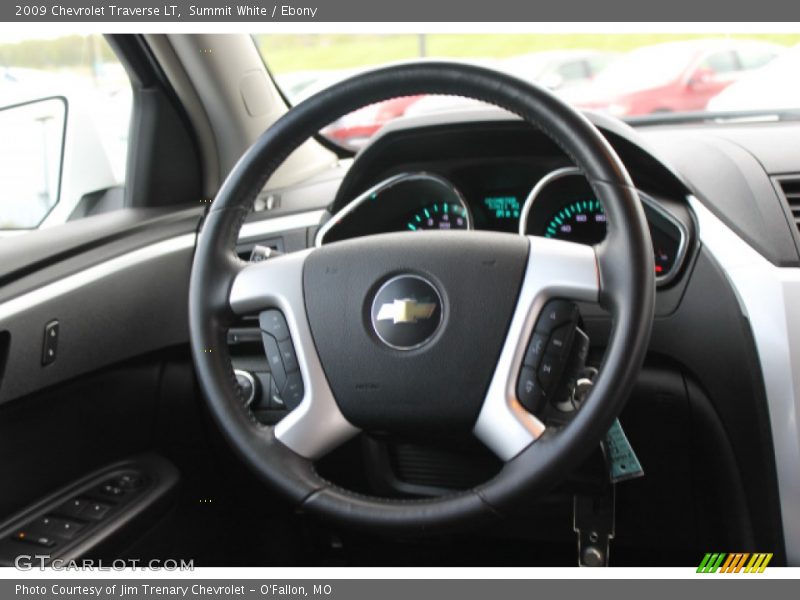 Summit White / Ebony 2009 Chevrolet Traverse LT