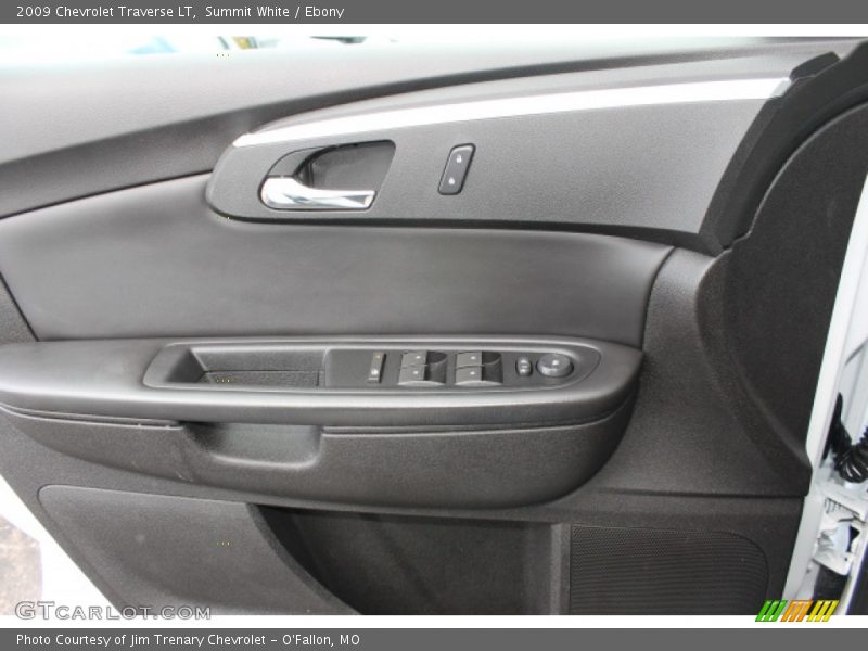 Summit White / Ebony 2009 Chevrolet Traverse LT
