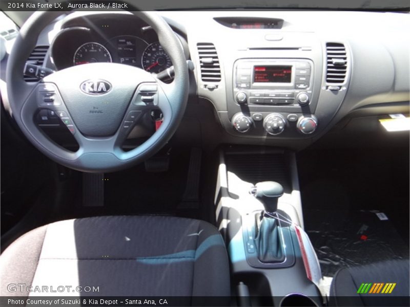 Aurora Black / Black 2014 Kia Forte LX