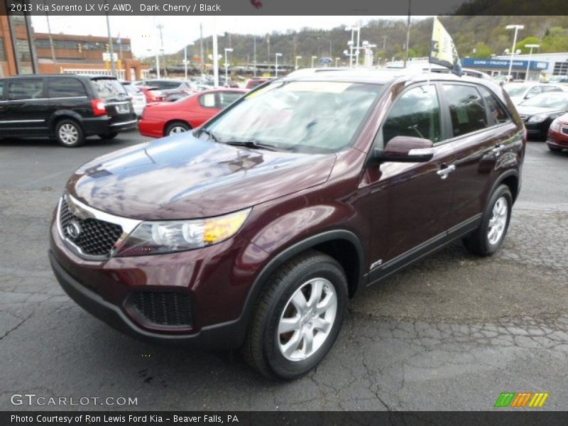 Dark Cherry / Black 2013 Kia Sorento LX V6 AWD