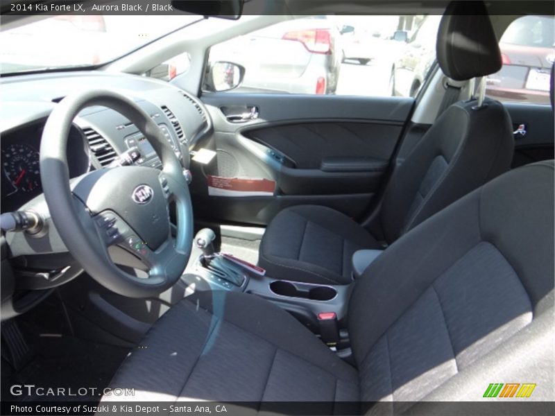 Aurora Black / Black 2014 Kia Forte LX
