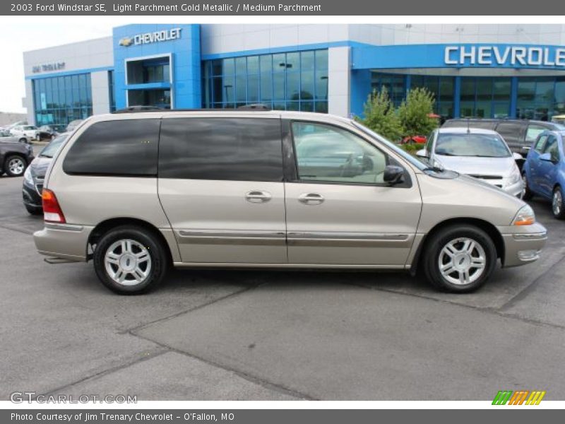 Light Parchment Gold Metallic / Medium Parchment 2003 Ford Windstar SE
