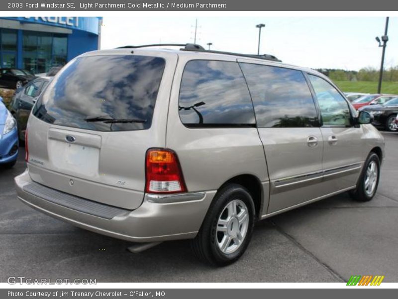 Light Parchment Gold Metallic / Medium Parchment 2003 Ford Windstar SE