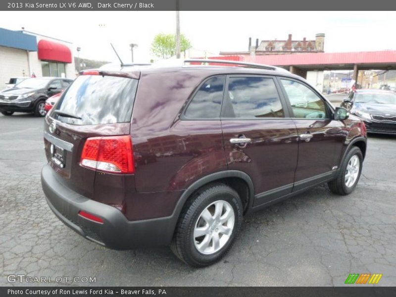 Dark Cherry / Black 2013 Kia Sorento LX V6 AWD