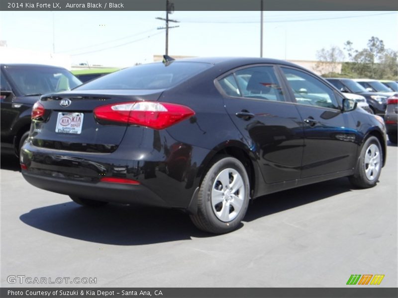 Aurora Black / Black 2014 Kia Forte LX