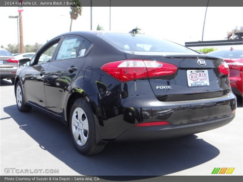 Aurora Black / Black 2014 Kia Forte LX
