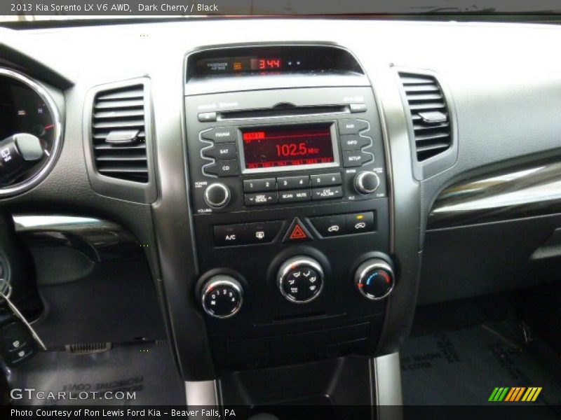 Dark Cherry / Black 2013 Kia Sorento LX V6 AWD