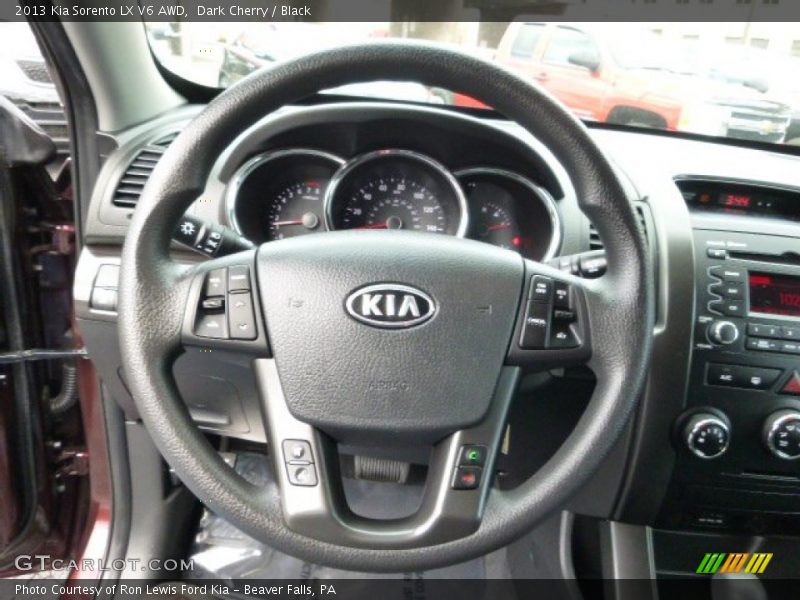 Dark Cherry / Black 2013 Kia Sorento LX V6 AWD