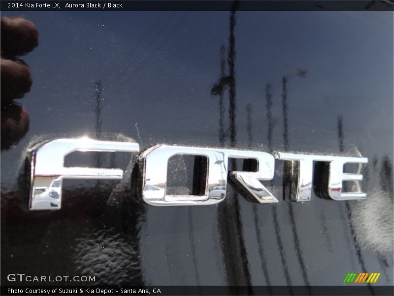 Aurora Black / Black 2014 Kia Forte LX