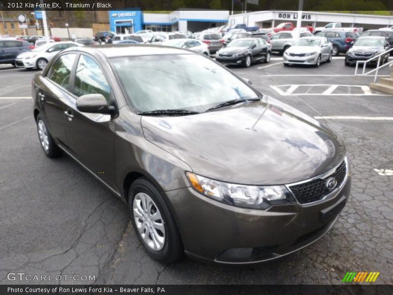 Titanium / Black 2012 Kia Forte EX