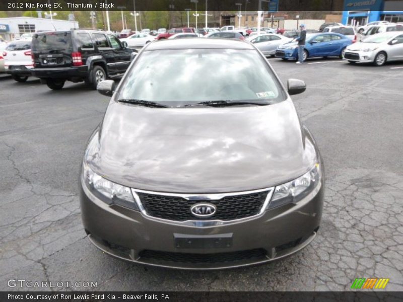 Titanium / Black 2012 Kia Forte EX