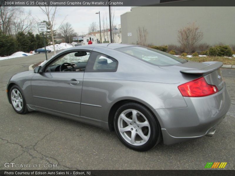 Diamond Graphite Gray Metallic / Graphite 2004 Infiniti G 35 Coupe