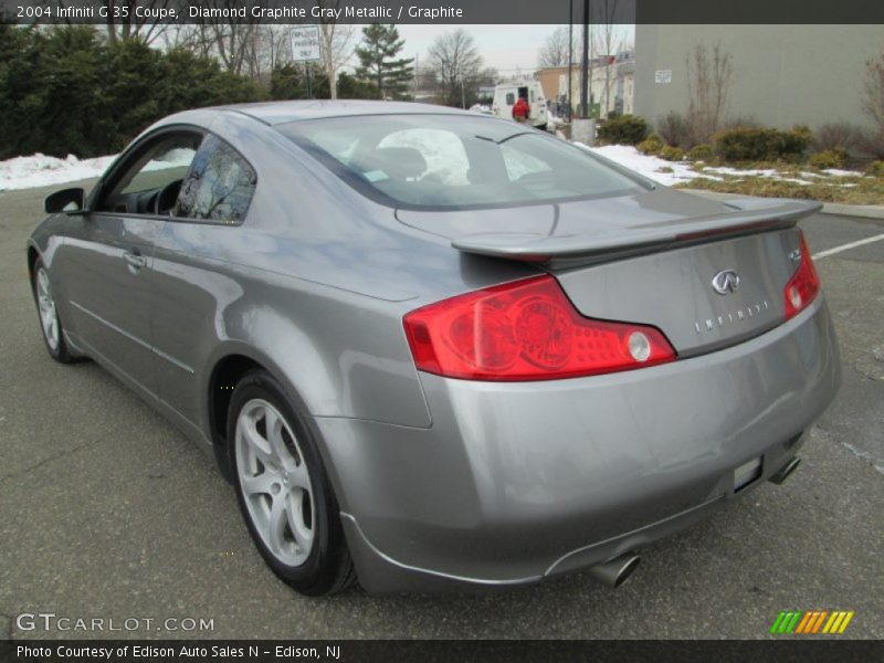 Diamond Graphite Gray Metallic / Graphite 2004 Infiniti G 35 Coupe
