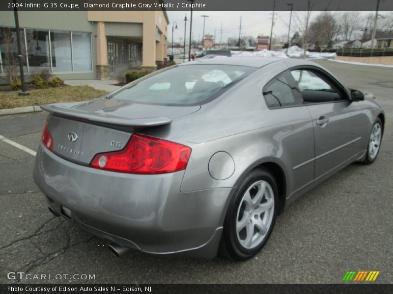 Diamond Graphite Gray Metallic / Graphite 2004 Infiniti G 35 Coupe