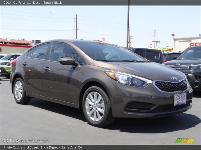 Desert Sand / Black 2014 Kia Forte LX