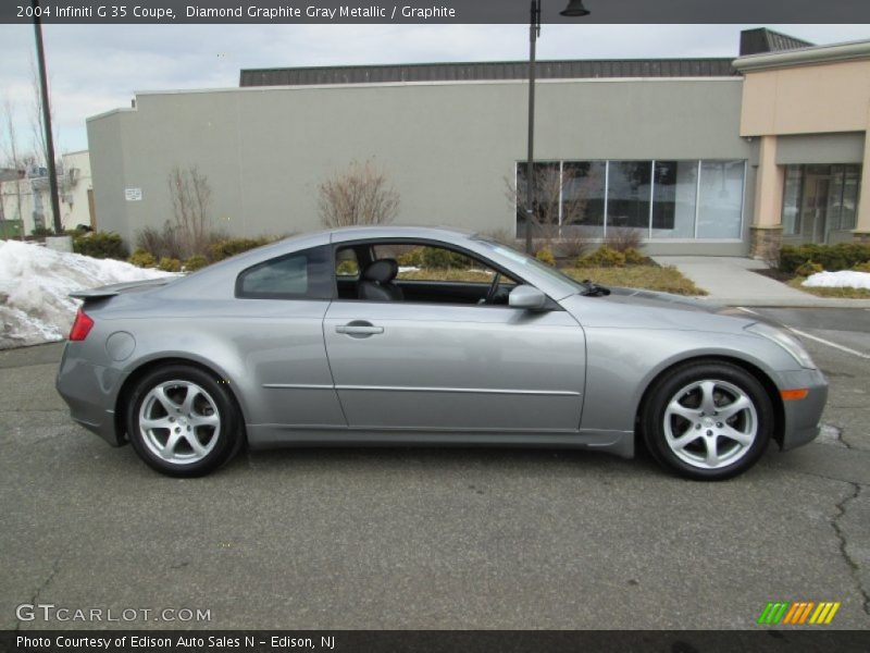 Diamond Graphite Gray Metallic / Graphite 2004 Infiniti G 35 Coupe