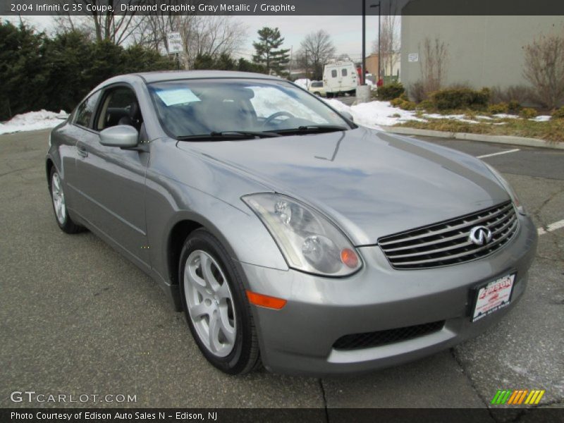 Diamond Graphite Gray Metallic / Graphite 2004 Infiniti G 35 Coupe