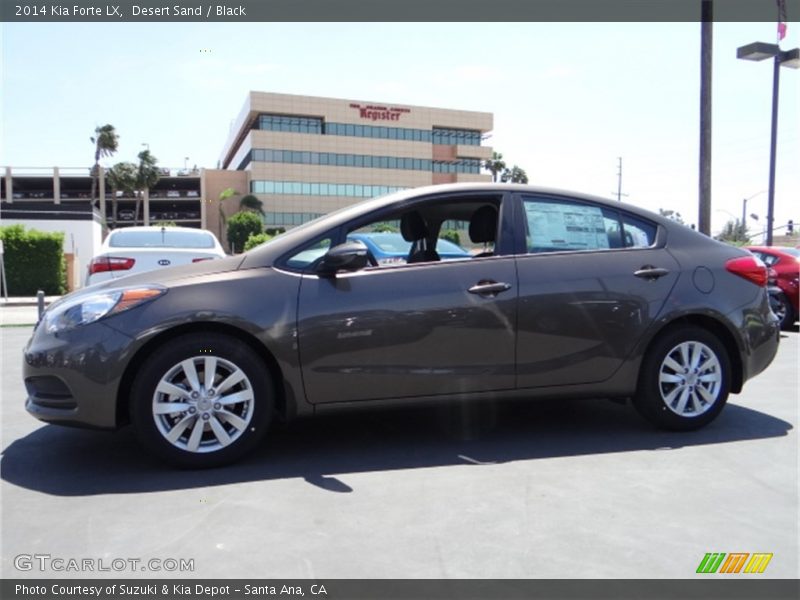 Desert Sand / Black 2014 Kia Forte LX