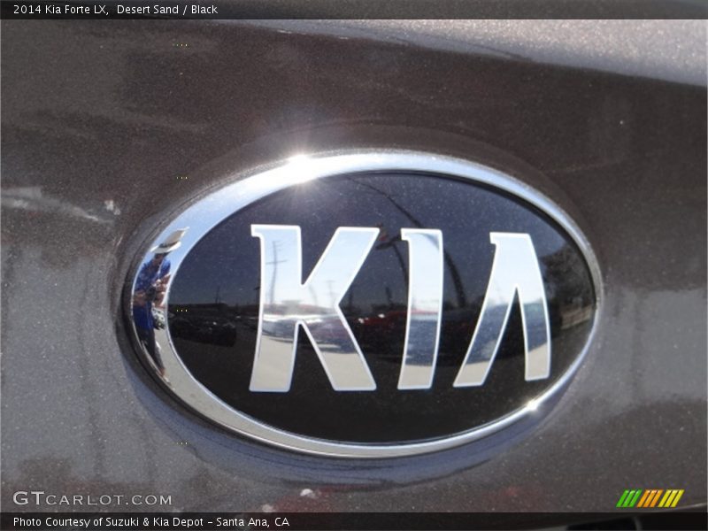 Desert Sand / Black 2014 Kia Forte LX