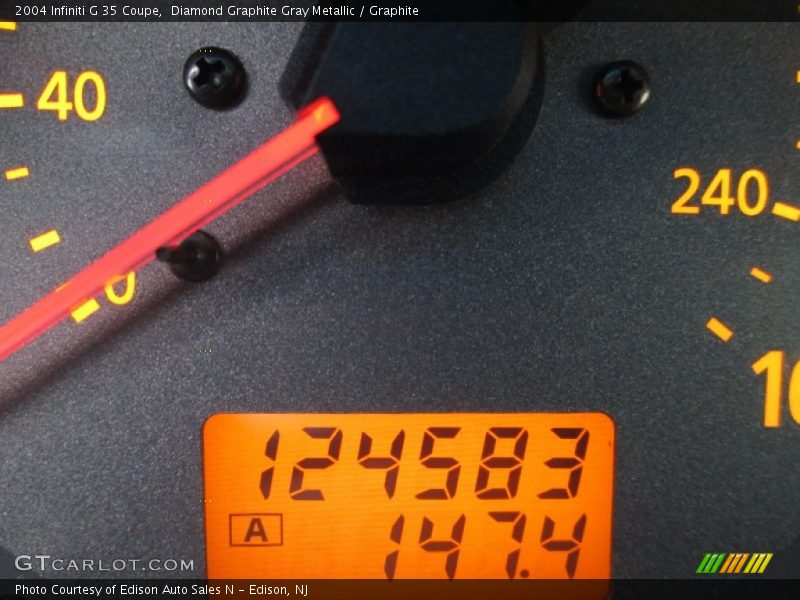 Diamond Graphite Gray Metallic / Graphite 2004 Infiniti G 35 Coupe
