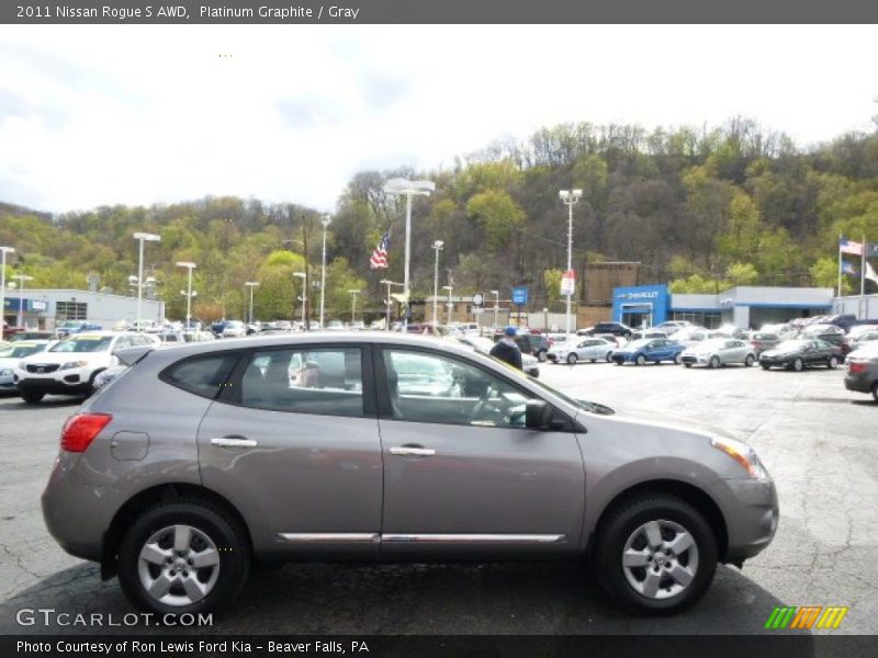 Platinum Graphite / Gray 2011 Nissan Rogue S AWD