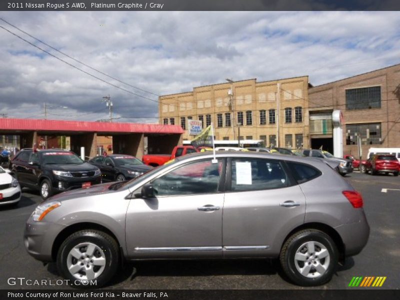 Platinum Graphite / Gray 2011 Nissan Rogue S AWD