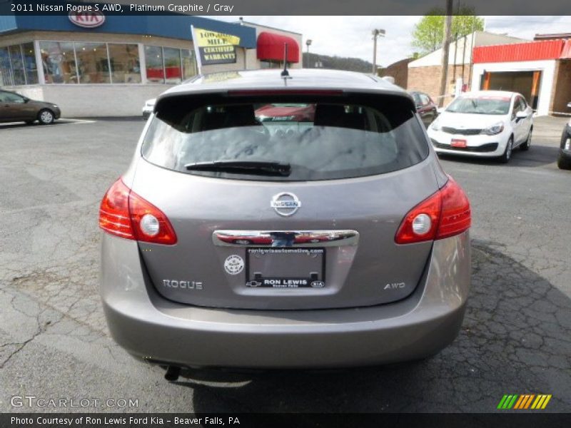 Platinum Graphite / Gray 2011 Nissan Rogue S AWD