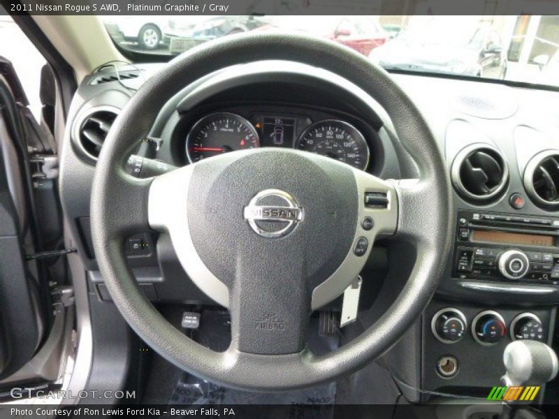 Platinum Graphite / Gray 2011 Nissan Rogue S AWD