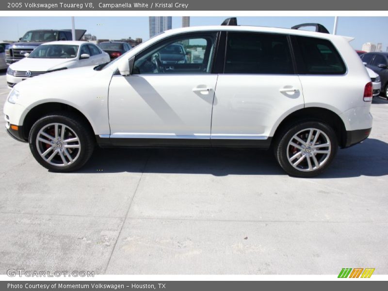 Campanella White / Kristal Grey 2005 Volkswagen Touareg V8