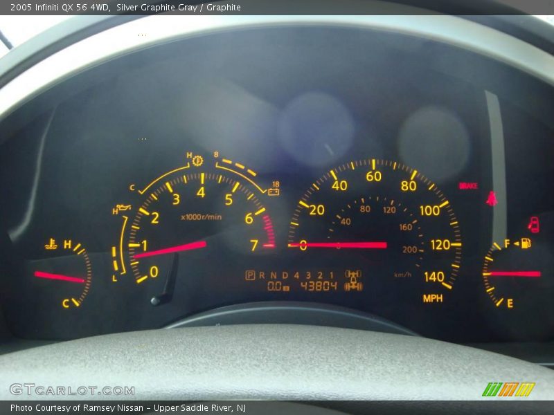Silver Graphite Gray / Graphite 2005 Infiniti QX 56 4WD