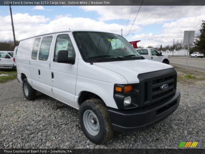 Oxford White / Medium Flint 2014 Ford E-Series Van E250 Cargo Van