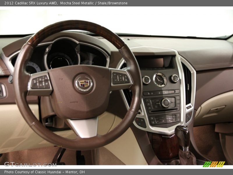 Mocha Steel Metallic / Shale/Brownstone 2012 Cadillac SRX Luxury AWD