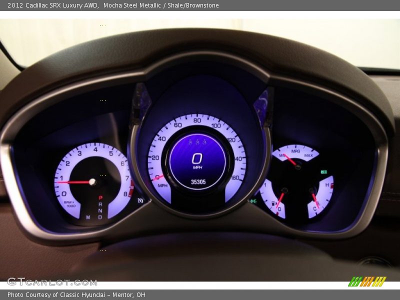 Mocha Steel Metallic / Shale/Brownstone 2012 Cadillac SRX Luxury AWD