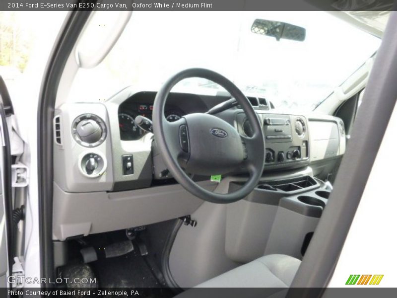 Oxford White / Medium Flint 2014 Ford E-Series Van E250 Cargo Van
