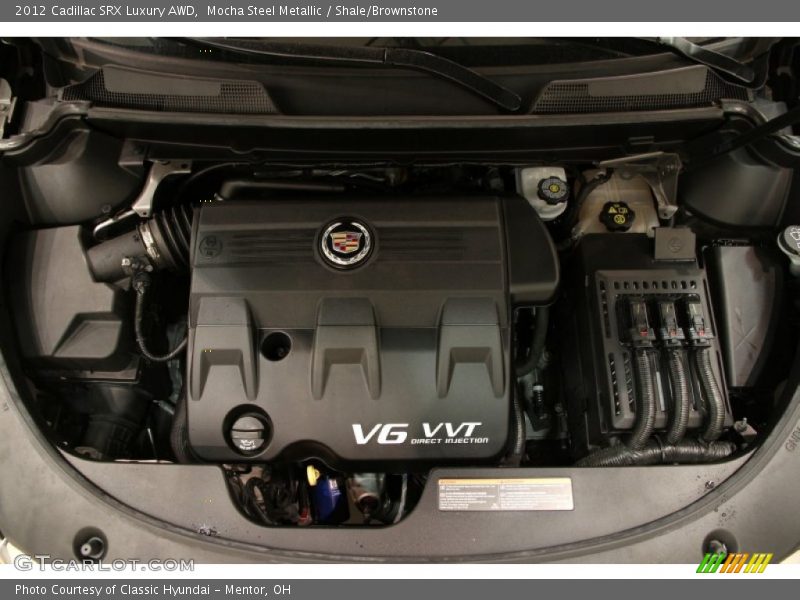Mocha Steel Metallic / Shale/Brownstone 2012 Cadillac SRX Luxury AWD