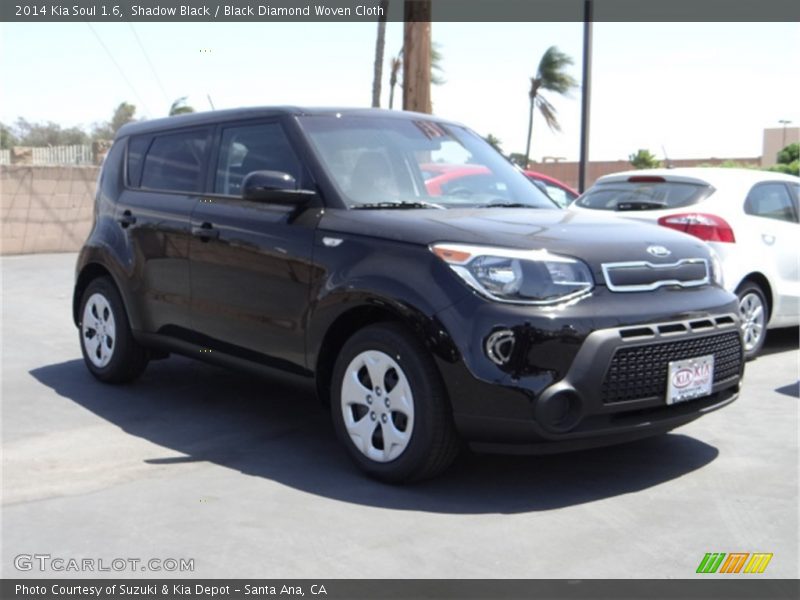 Shadow Black / Black Diamond Woven Cloth 2014 Kia Soul 1.6