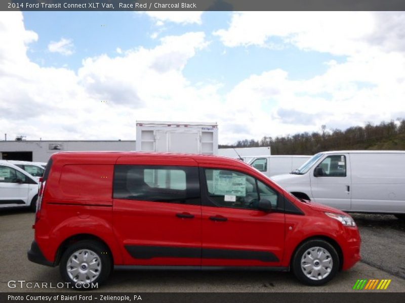 Race Red / Charcoal Black 2014 Ford Transit Connect XLT Van