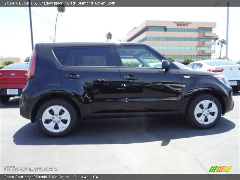 Shadow Black / Black Diamond Woven Cloth 2014 Kia Soul 1.6